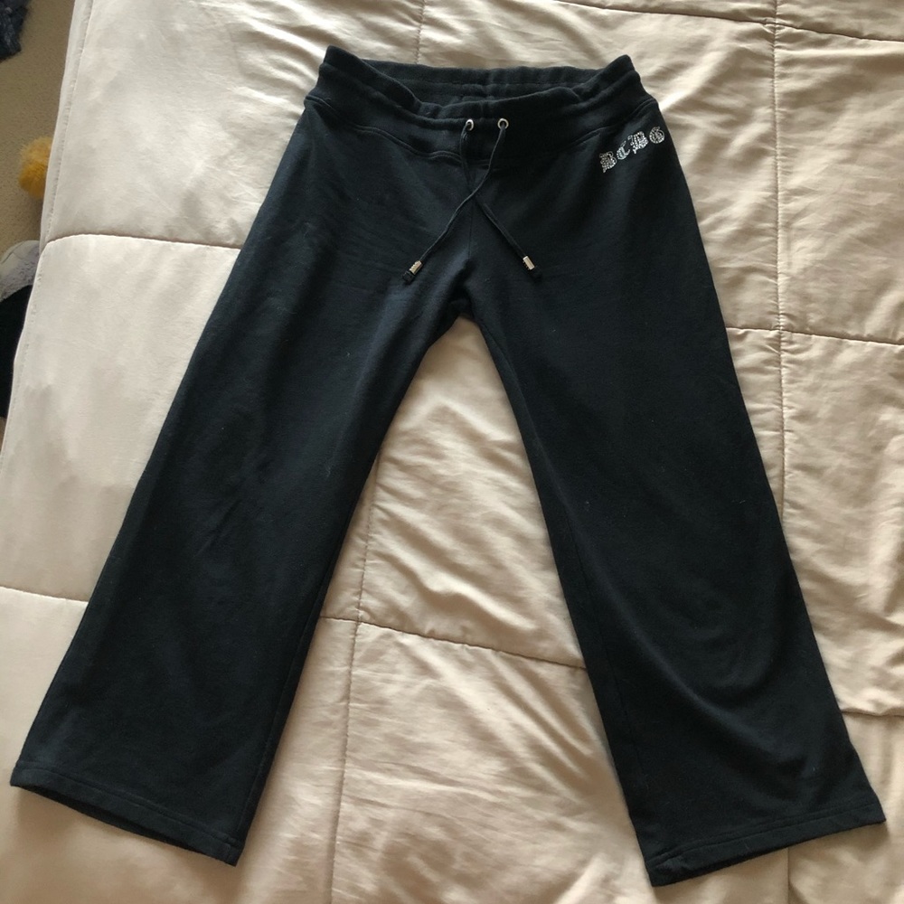 BCBG Rhinestone Sweatpants Short